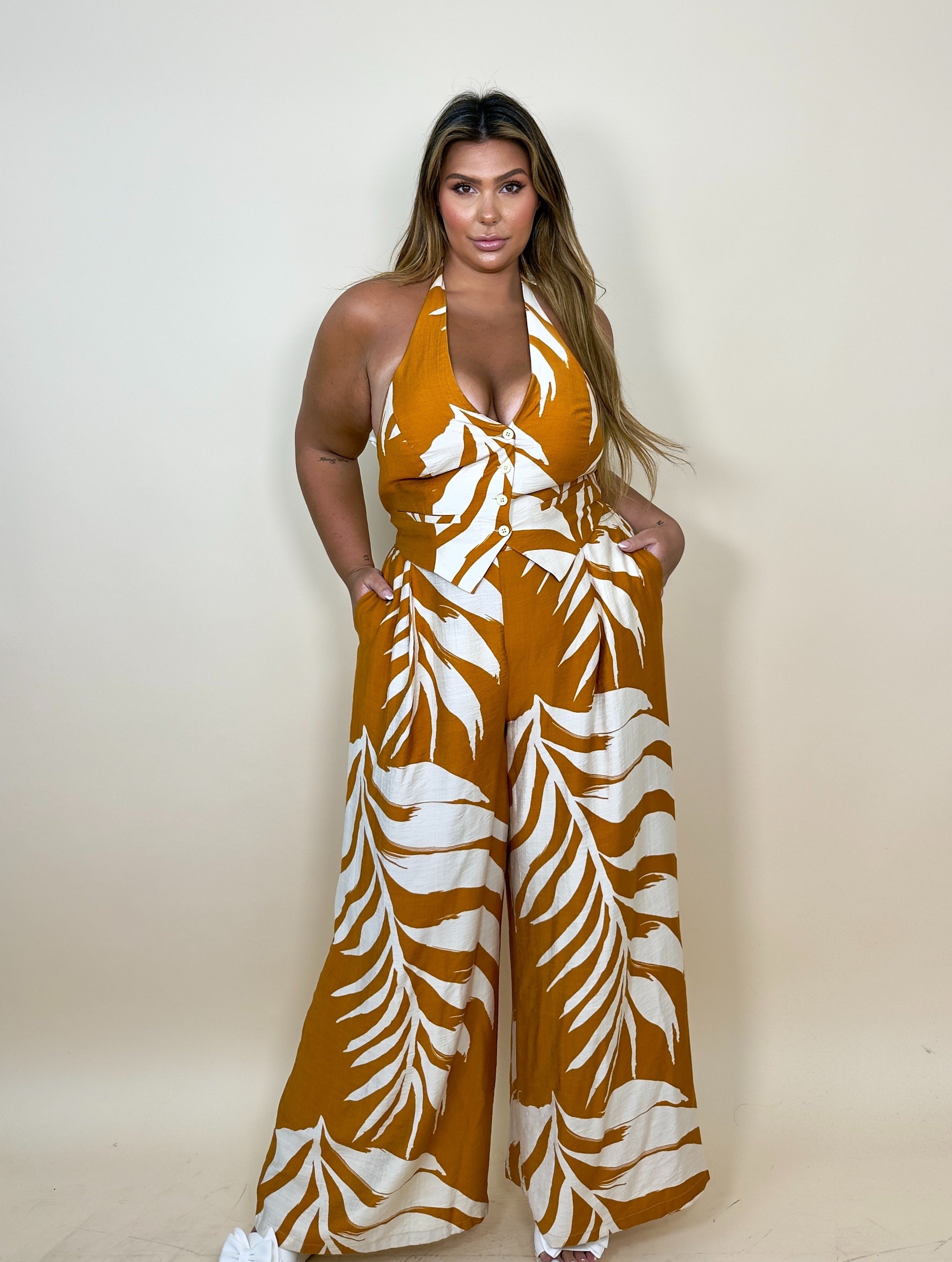 Halter Top & Pants Summer Set