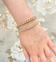 Load image into Gallery viewer, Square Tennis Bracelet (3 options)
