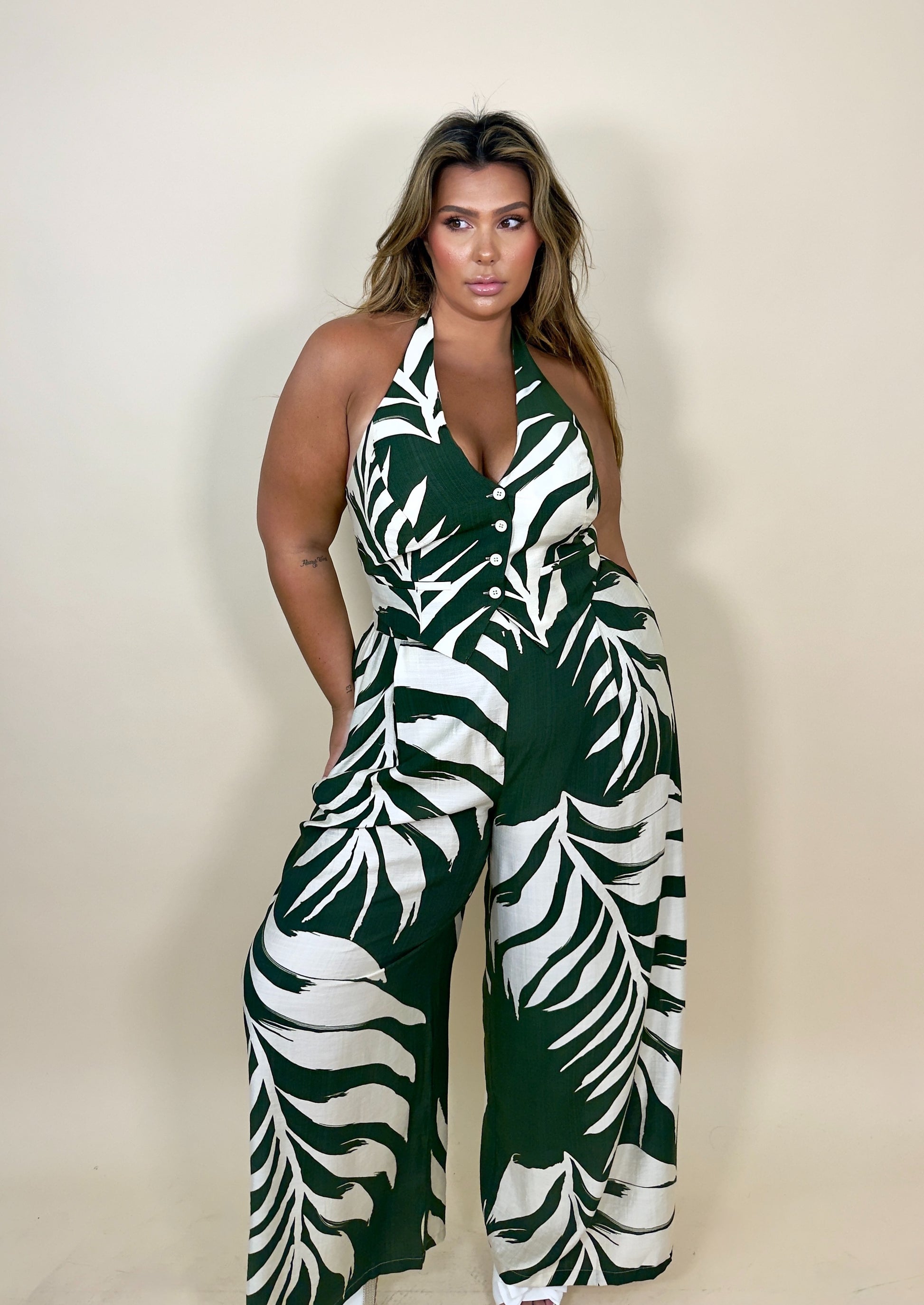 Halter Top & Pants Summer Set