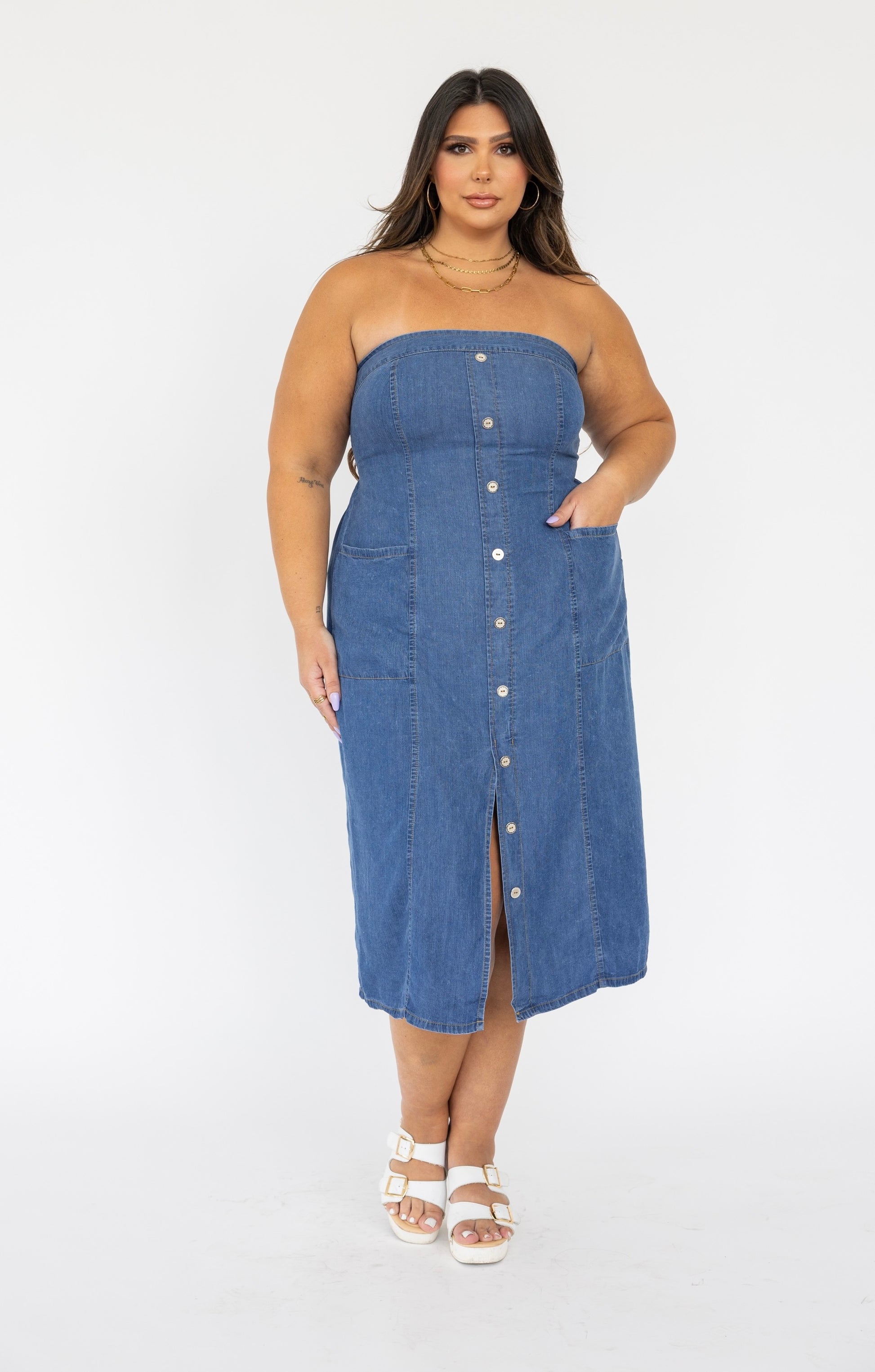 “Tahoma” Tencel Denim Dress