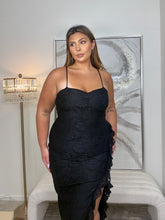 Load image into Gallery viewer, Side Ruffle Lace Dress
