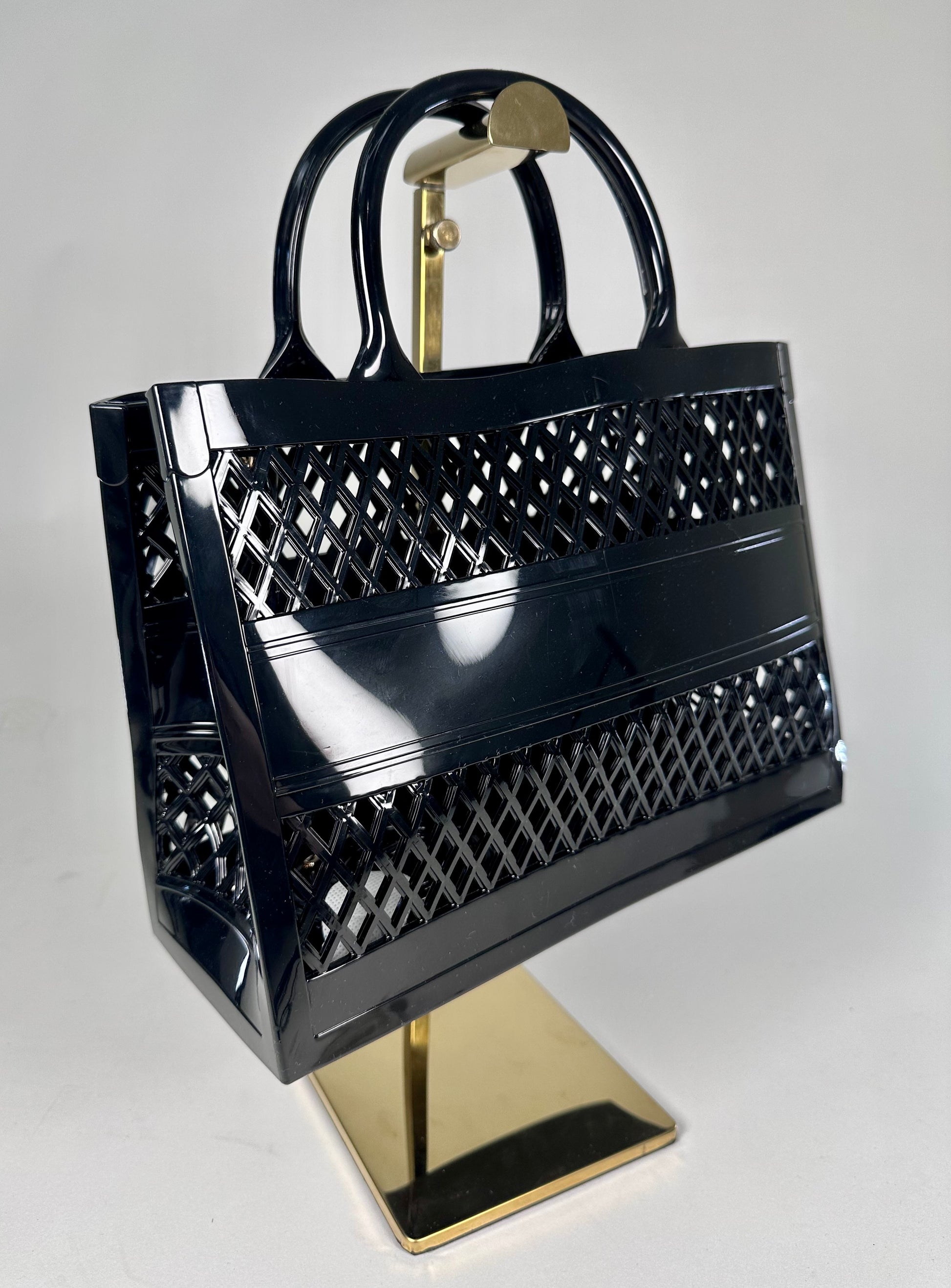‘Jillian’ Jelly Small Tote Bag w/ Strap (2 colors)