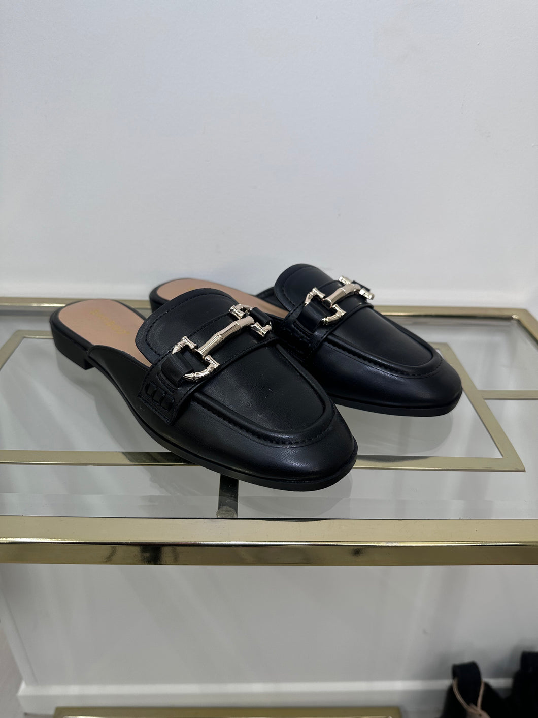 Loafer Style Slide Flats