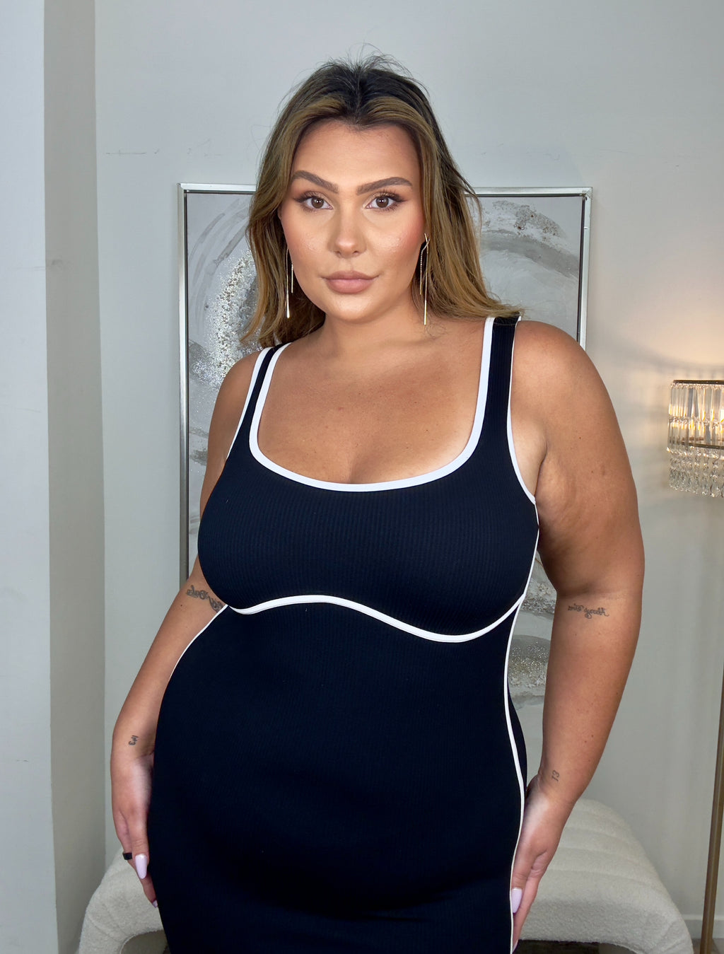 Soft & Stretchy Lined Bodycon Dress