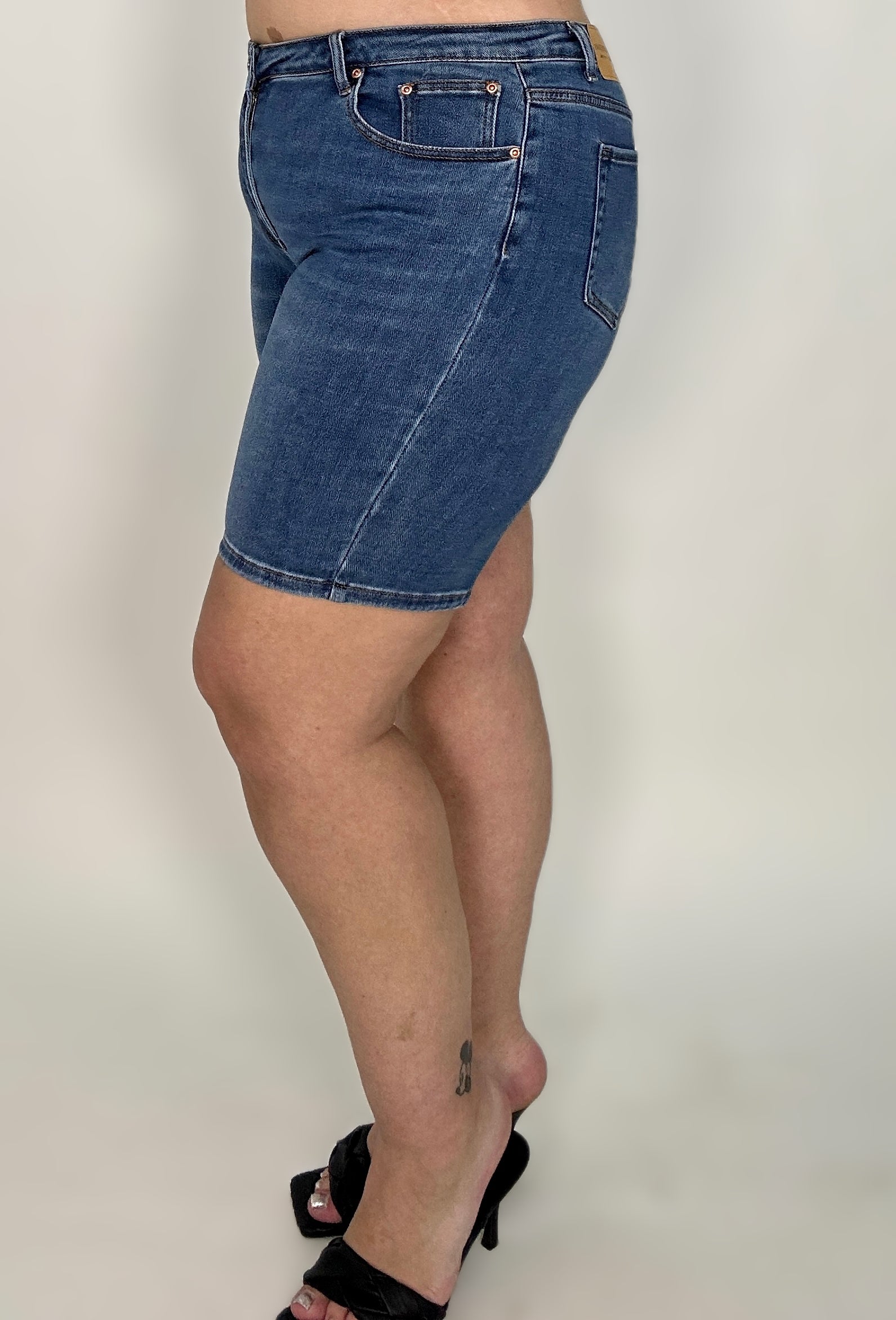 ‘Monkey Jean Shorts Medium Length