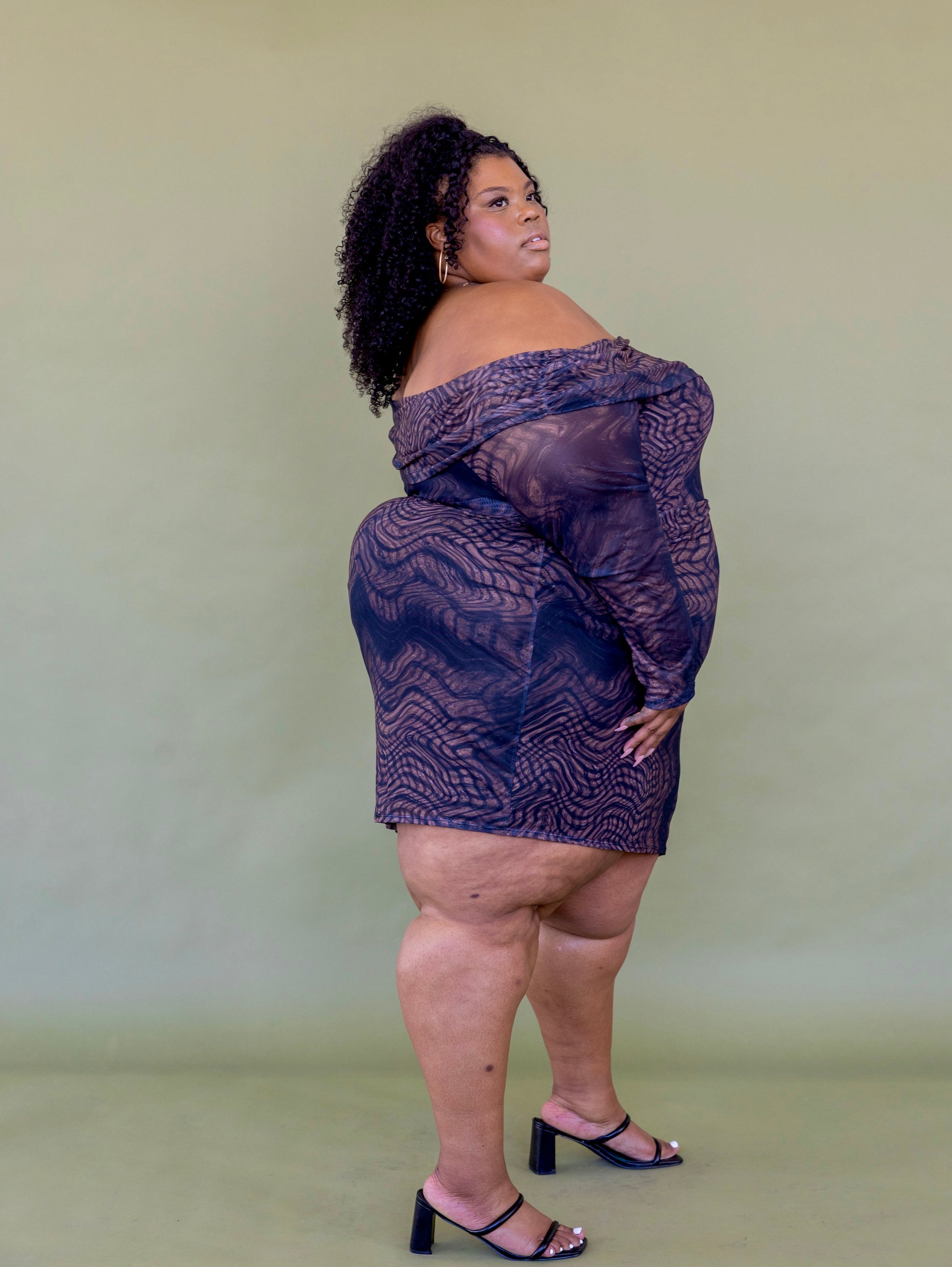 “Ava” Asymmetrical Dress 4x