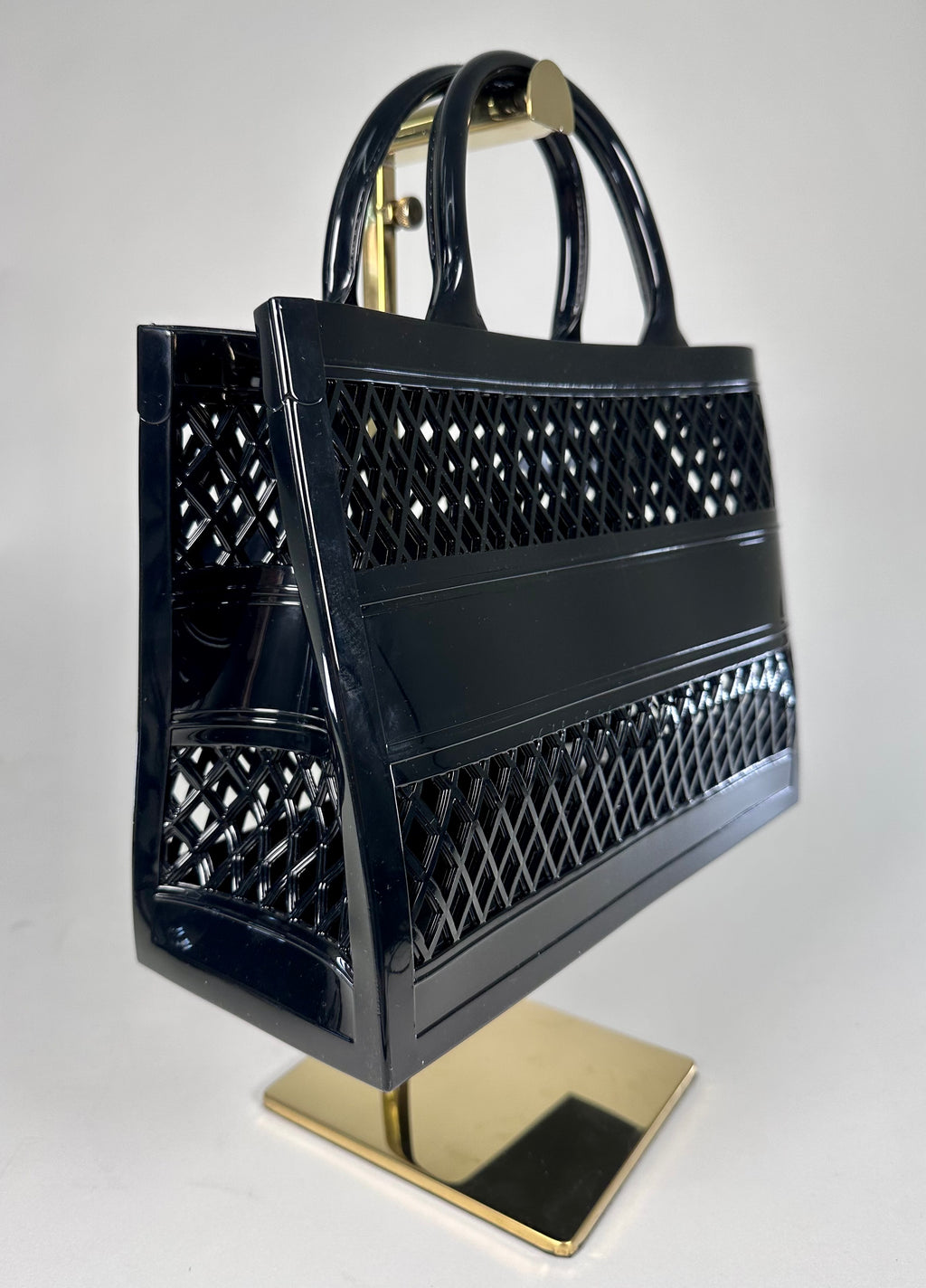 ‘Jillian’ Jelly Small Tote Bag w/ Strap (2 colors)