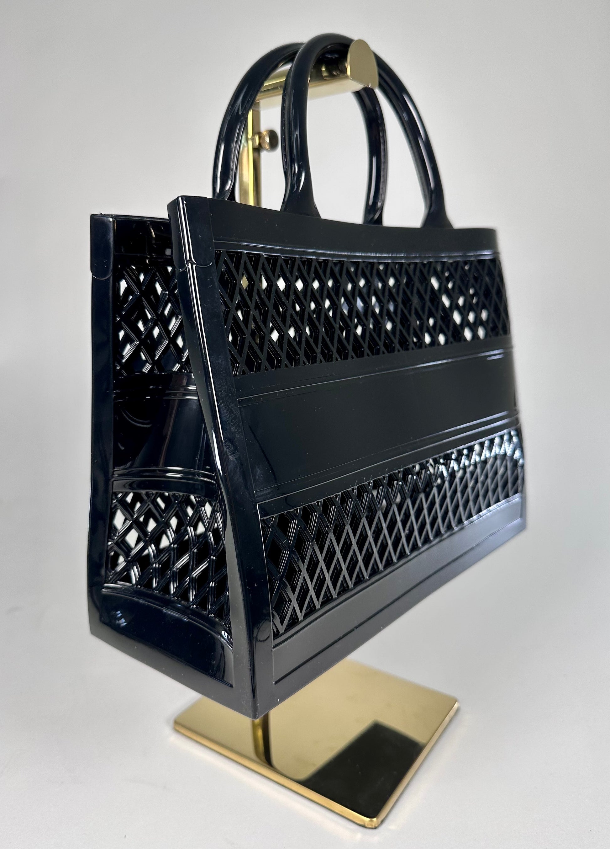 ‘Jillian’ Jelly Small Tote Bag w/ Strap (2 colors)