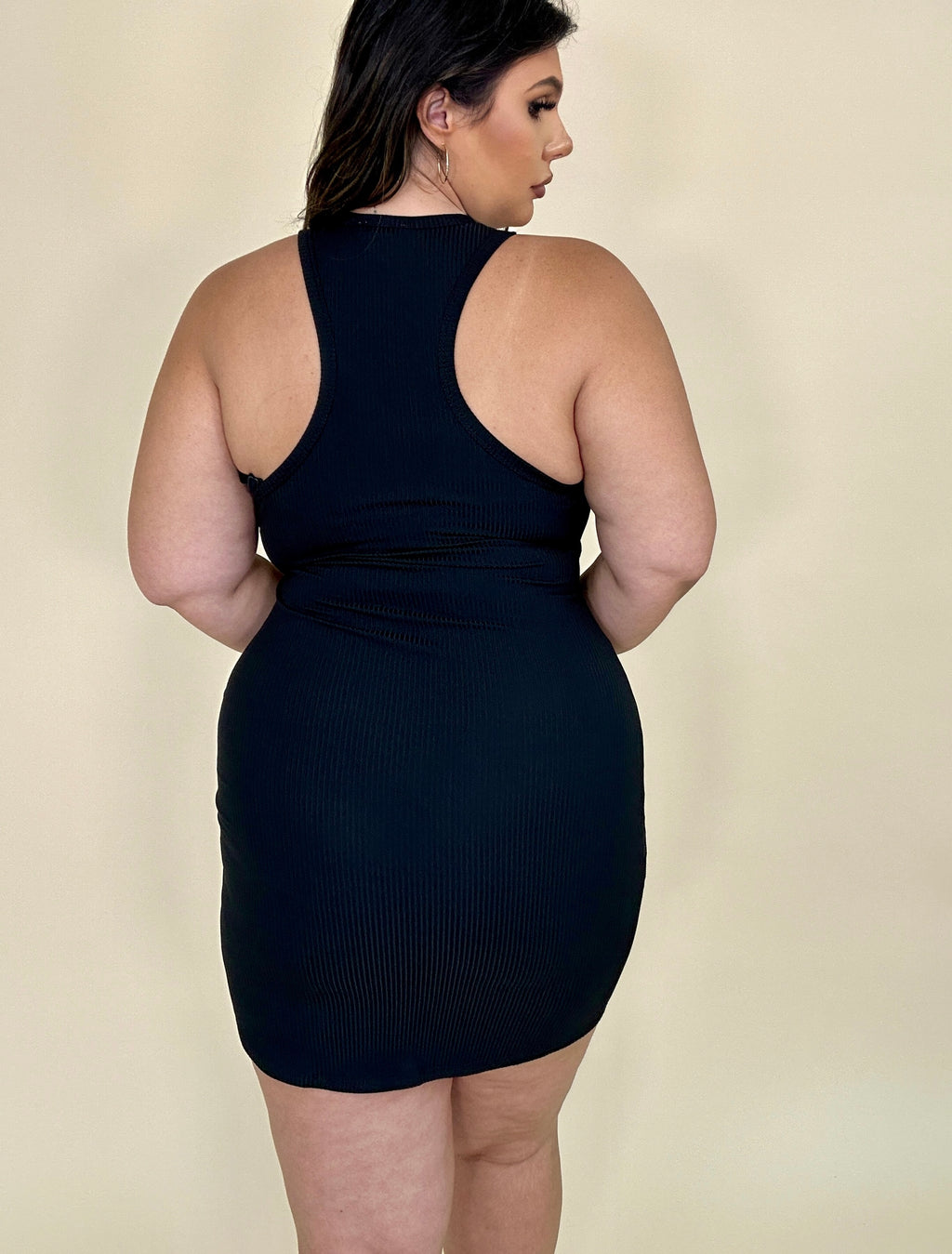 Basic Racer Back Mini Dress