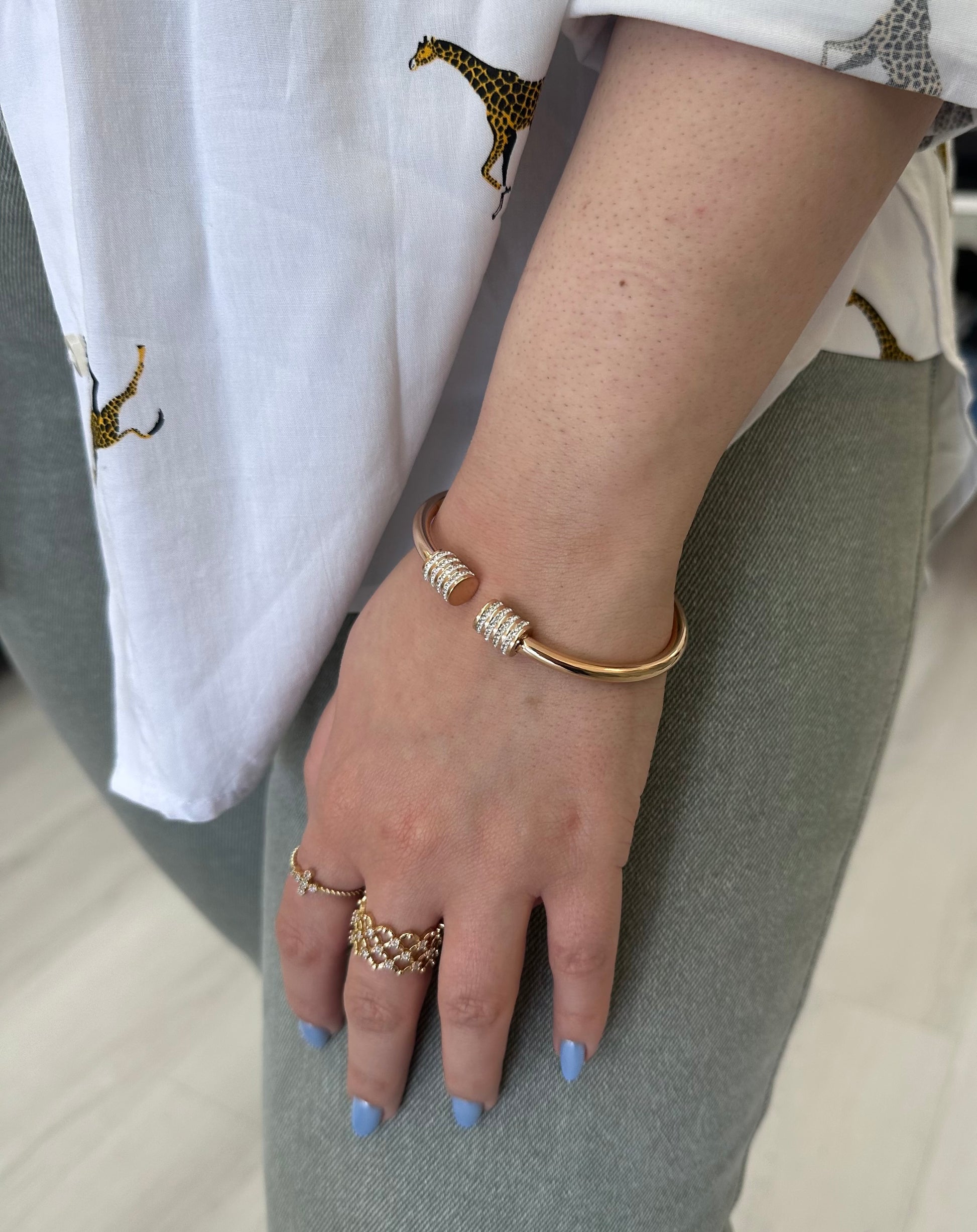 Rose Gold Split Bracelet