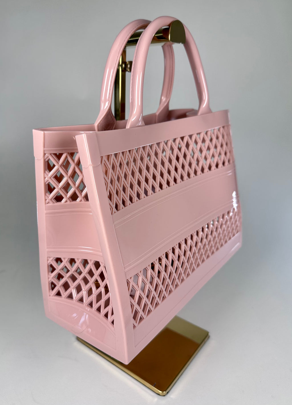 ‘Jillian’ Jelly Small Tote Bag w/ Strap (2 colors)