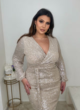 Load image into Gallery viewer, Sequin Holiday Dress (2 colors)
