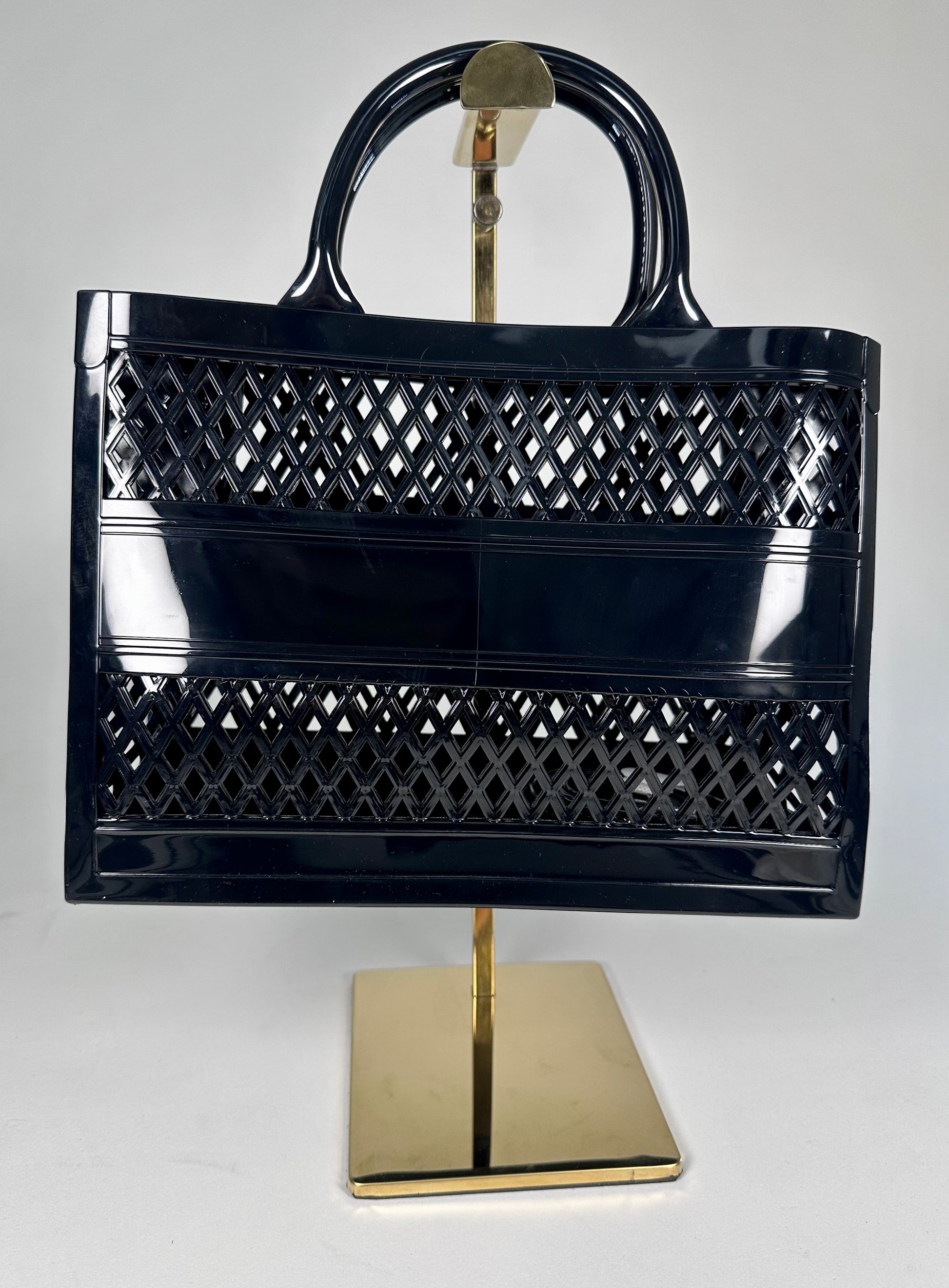 ‘Jillian’ Jelly Small Tote Bag w/ Strap (2 colors)