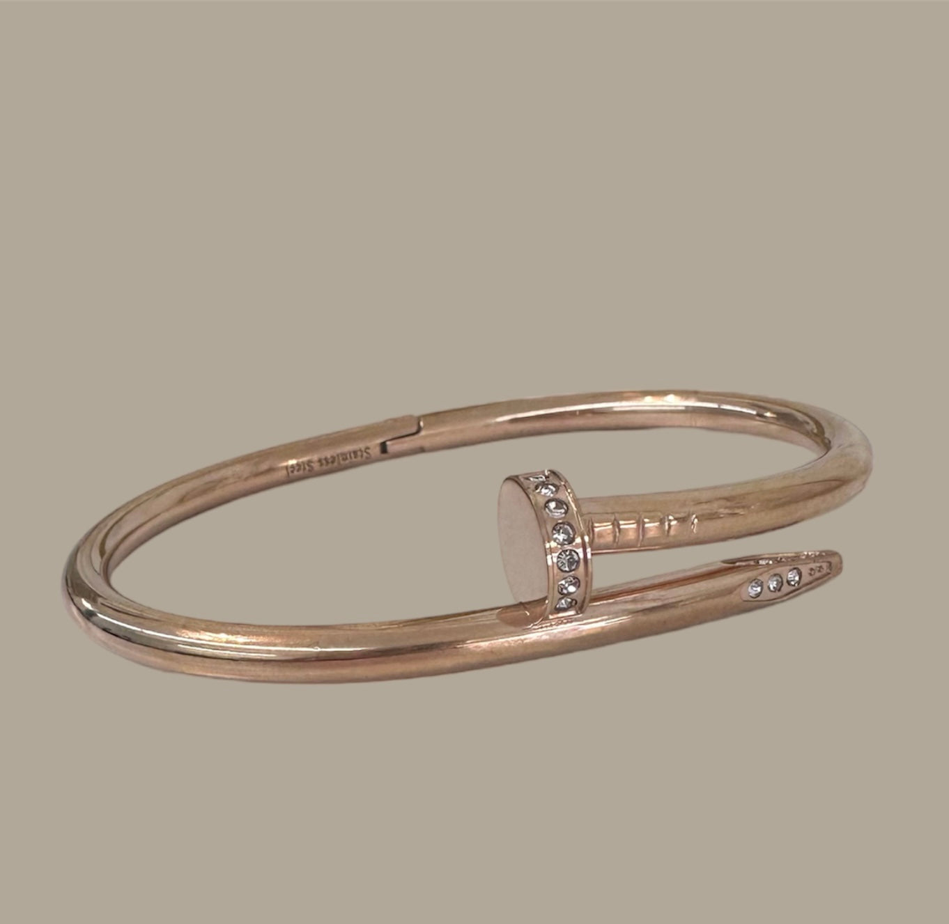 Rose Gold Nail Bracelet