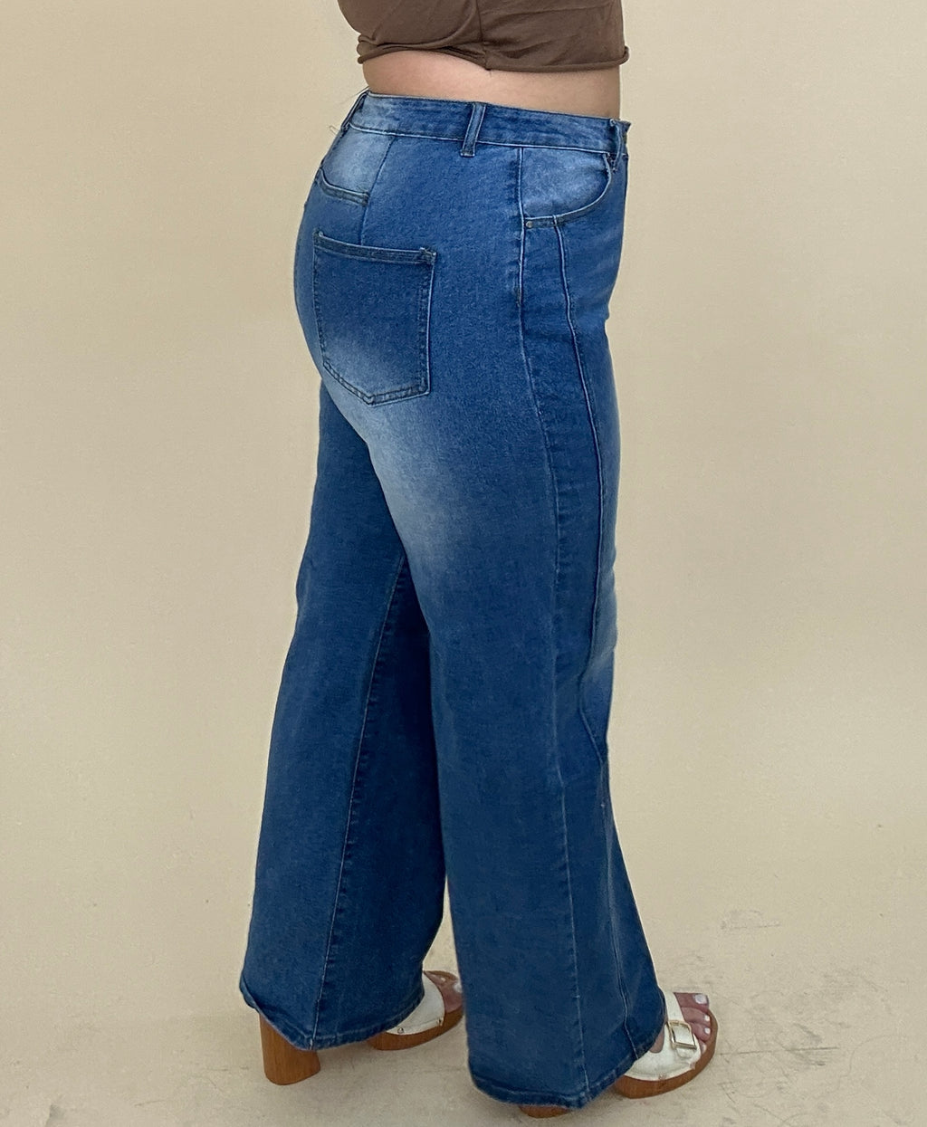 High Waisted Wide Leg Jeans