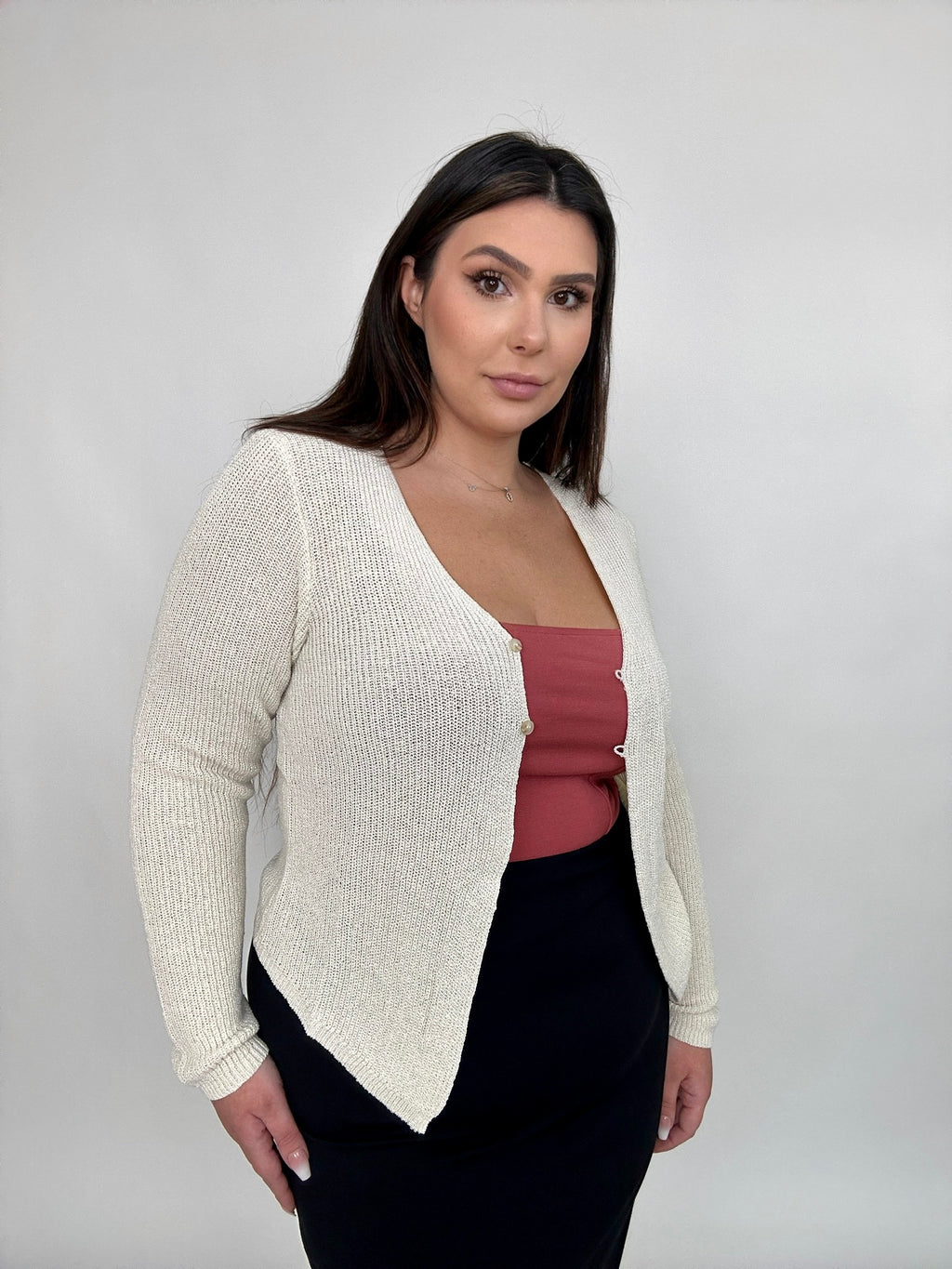 ‘Winnie’ Button Cardigan Top (2 colors)