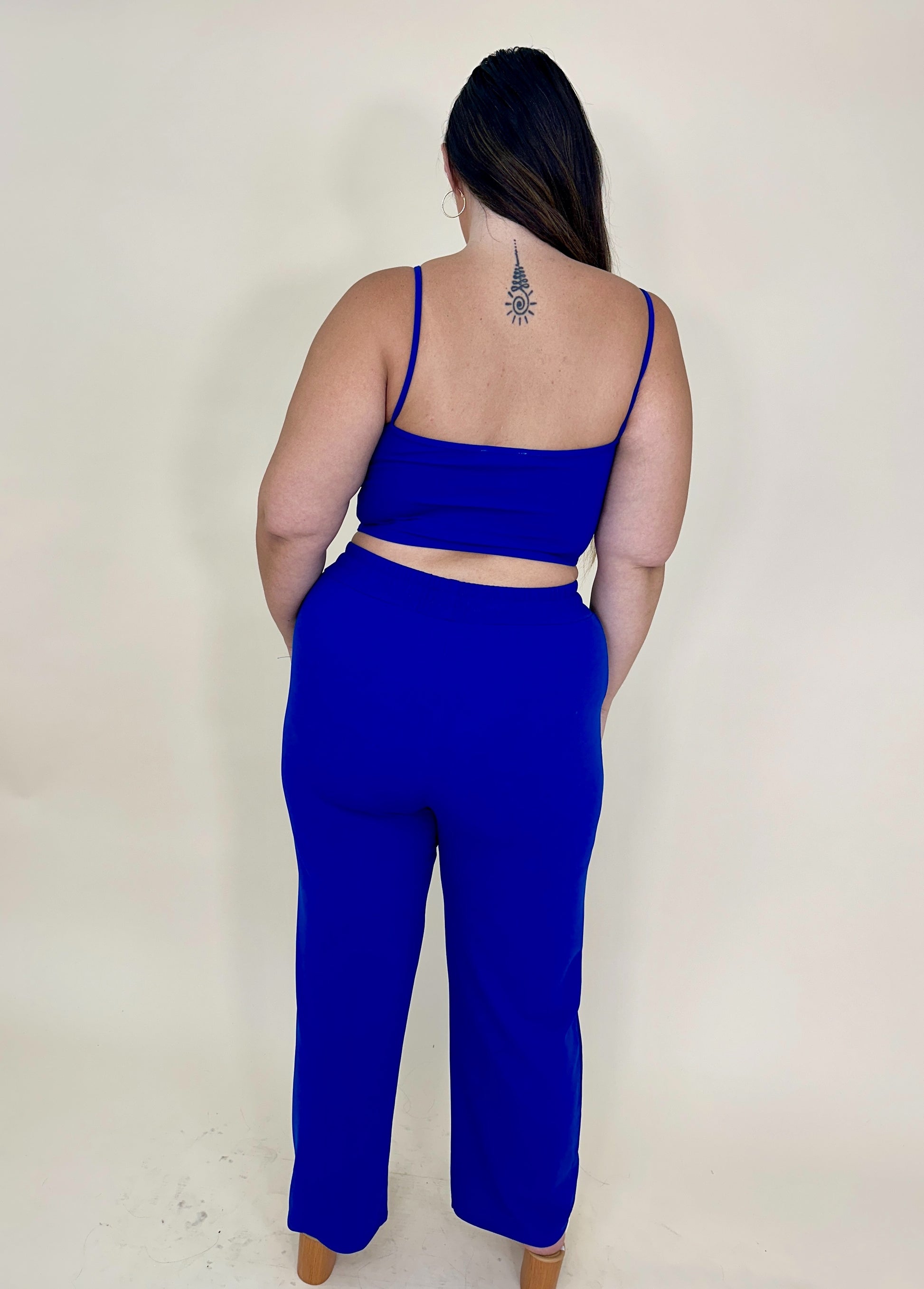 Cropped Tank & Pants Set (2 colors)