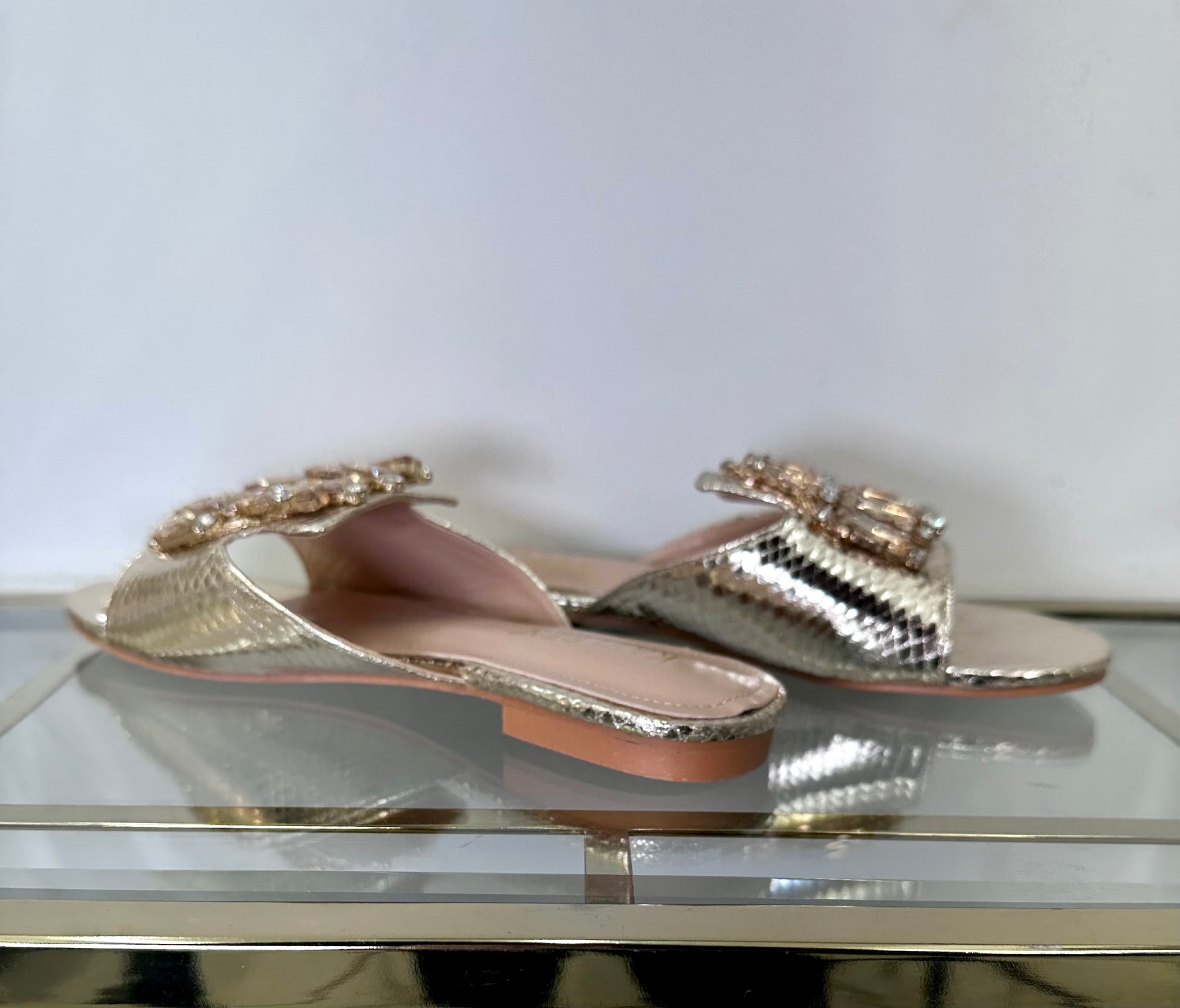Rhinestoned Slides (2 colors)