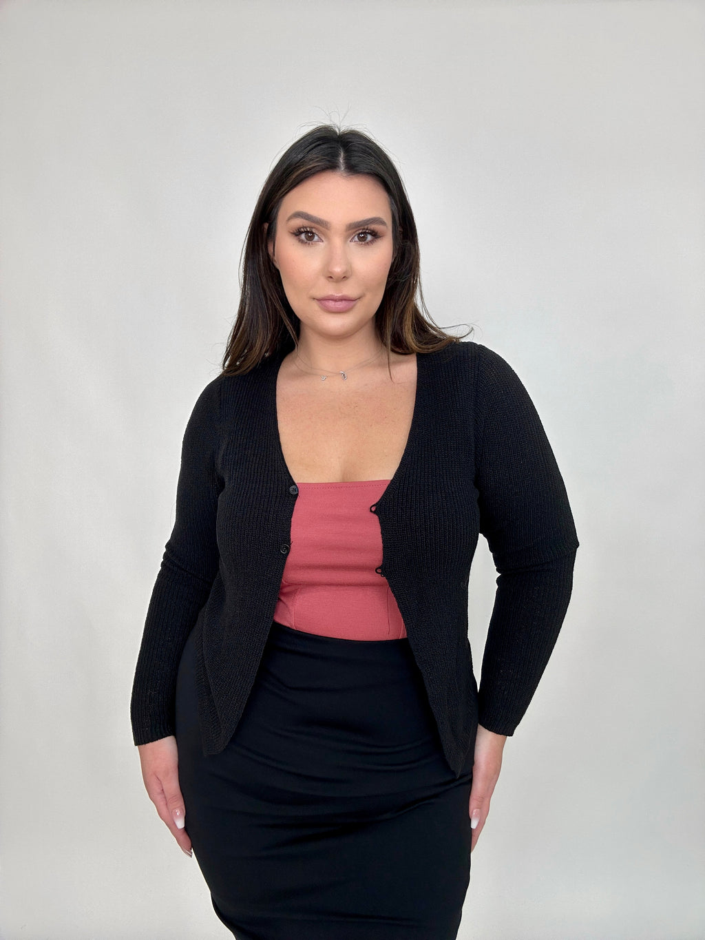 ‘Winnie’ Button Cardigan Top (2 colors)