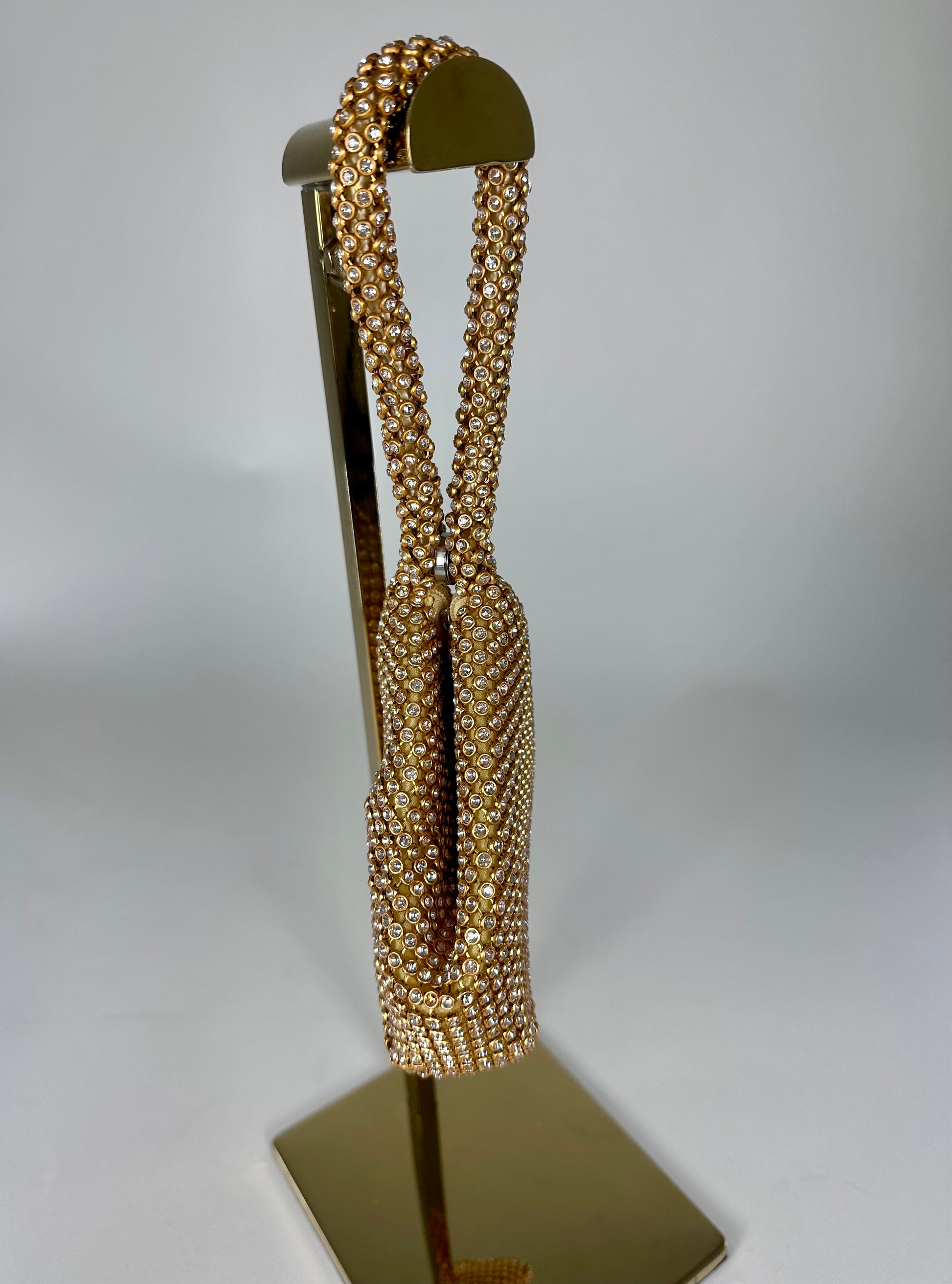 ‘Sophie’ Small Folded Gold Blinged Bag
