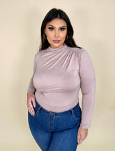 Load image into Gallery viewer, High Neck Long Sleeve Bodysuit Top (2 colors)
