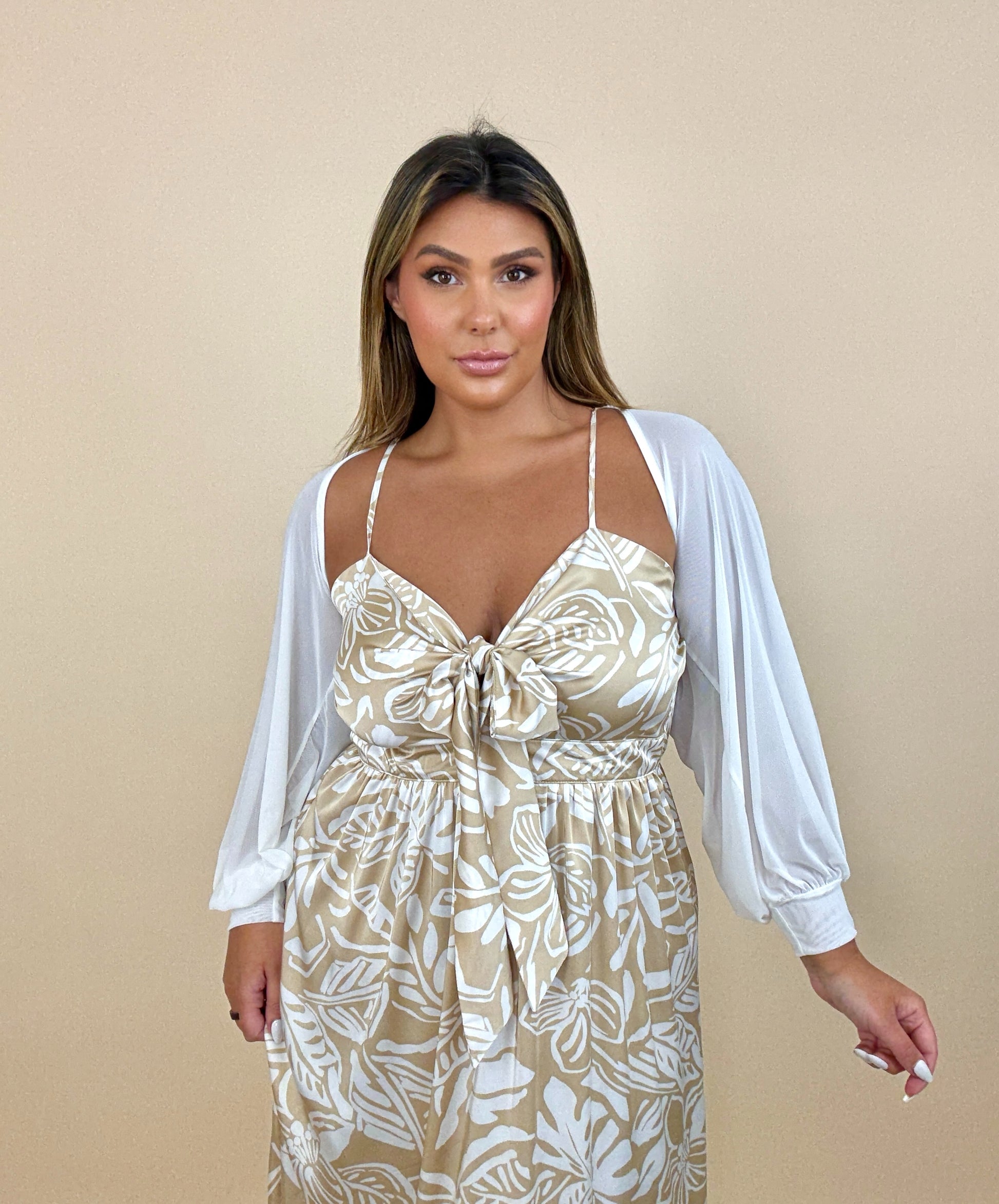 Sheer Billow Shrug