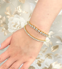 Load image into Gallery viewer, Square Tennis Bracelet (3 options)
