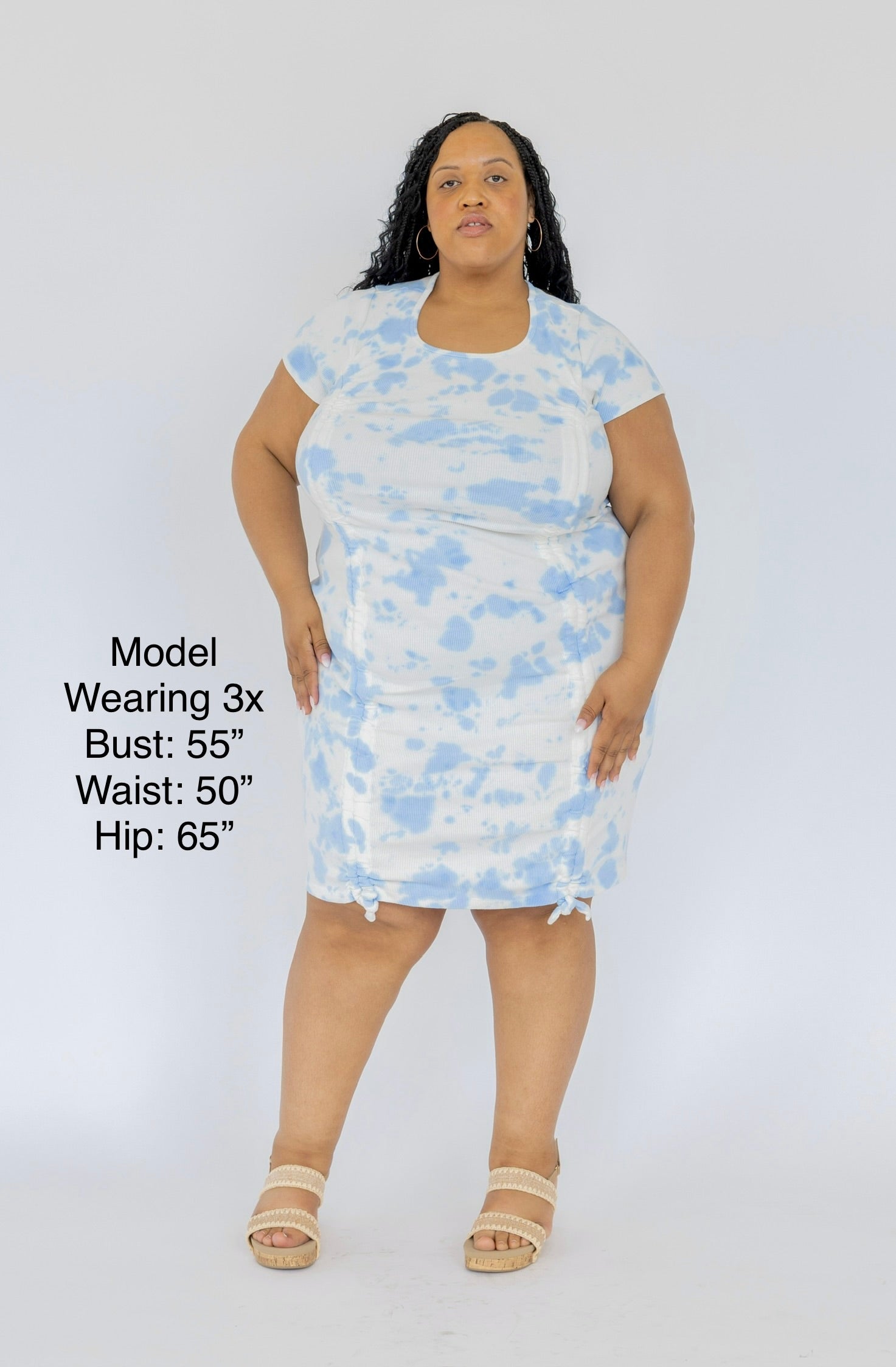 “Pamela” Ruched Dress (2 colors)