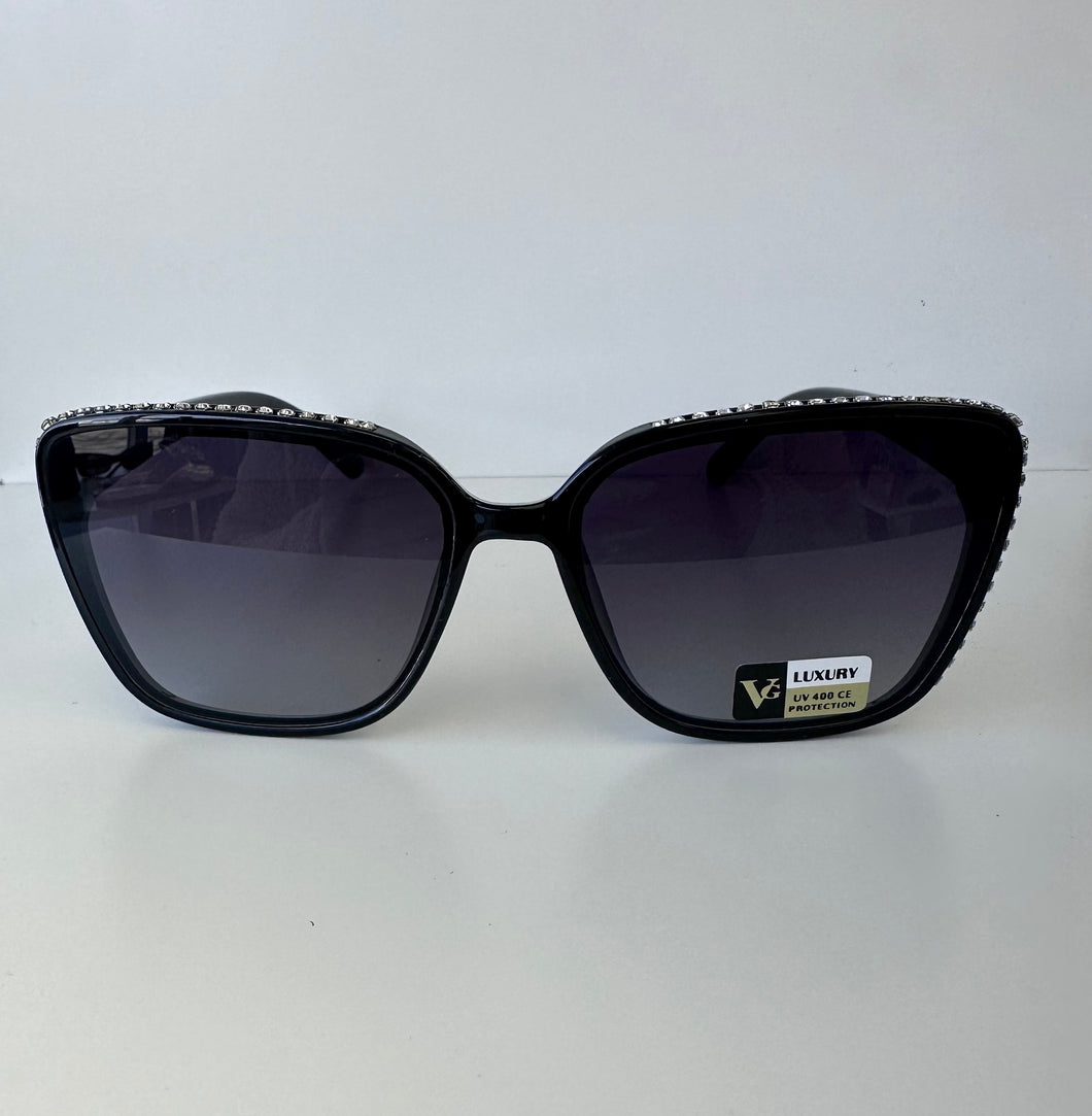 Rhinestoned Sunglasses (4 colors)