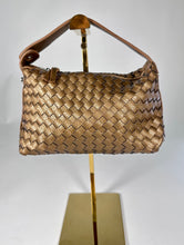 Load image into Gallery viewer, ‘Hailee’ Bronze Gold Wefted Pouch Bag
