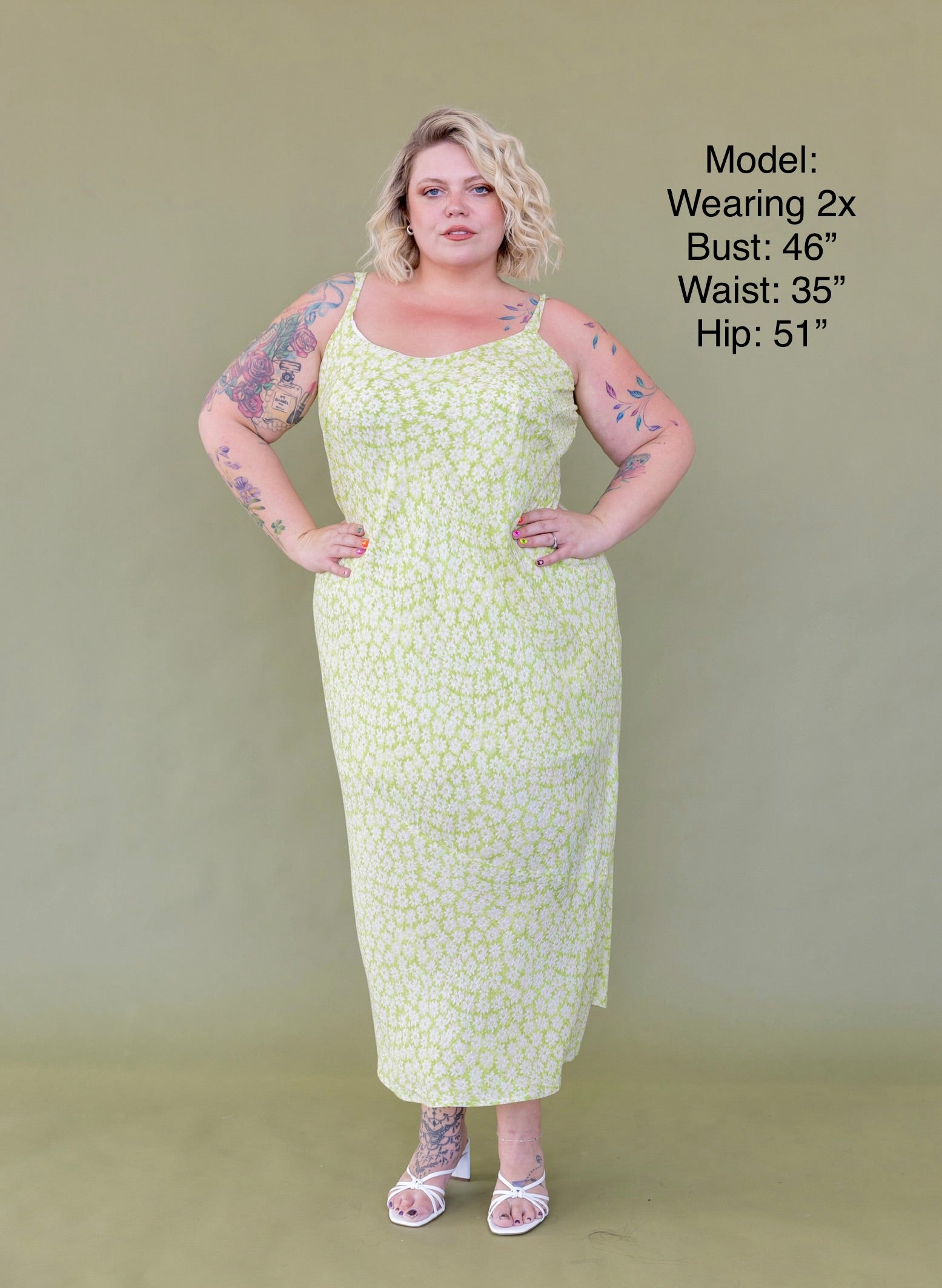 “Christine” Bias Slip Dress