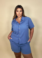 Load image into Gallery viewer, Button up Shorts Set (2 colors)
