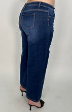 Load image into Gallery viewer, ‘Encore High Rise Distressed Wide Leg Jeans
