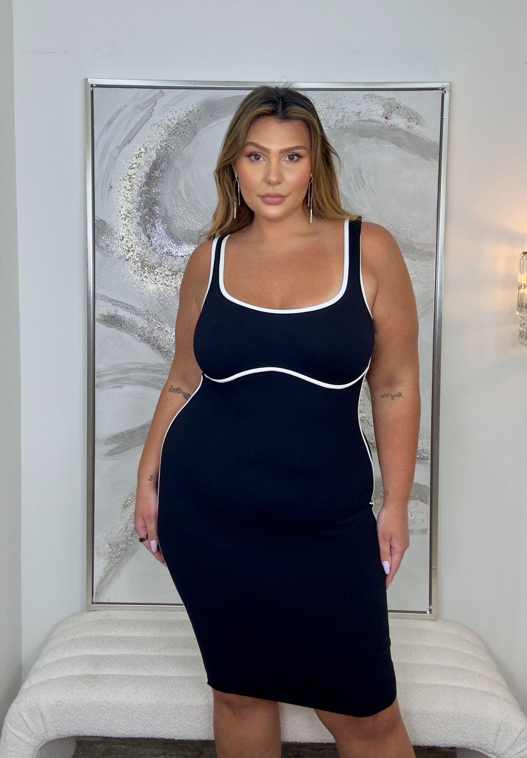 Soft & Stretchy Lined Bodycon Dress