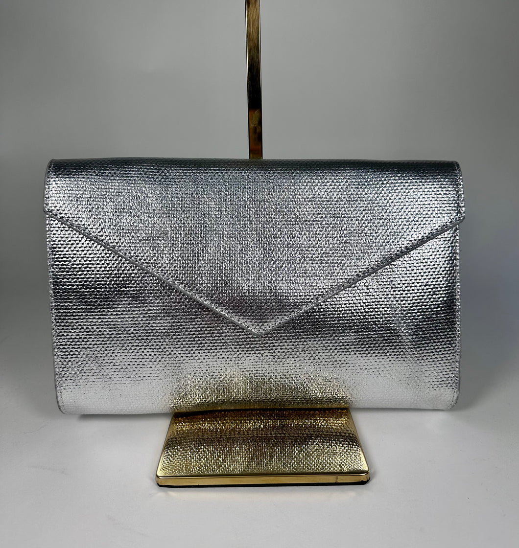 ‘Blake’ Metallic Envelope Clutch/Crossbody Bag (3 colors)