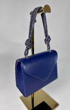 Load image into Gallery viewer, ‘Bailey’ Royal Blue Faux Leather Envelope Bag
