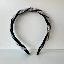 Load image into Gallery viewer, Holographic Rhinestoned Twist Headband
