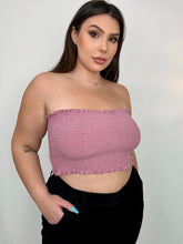 Load image into Gallery viewer, Stretchy Ruffled Tube Top (2 colors)
