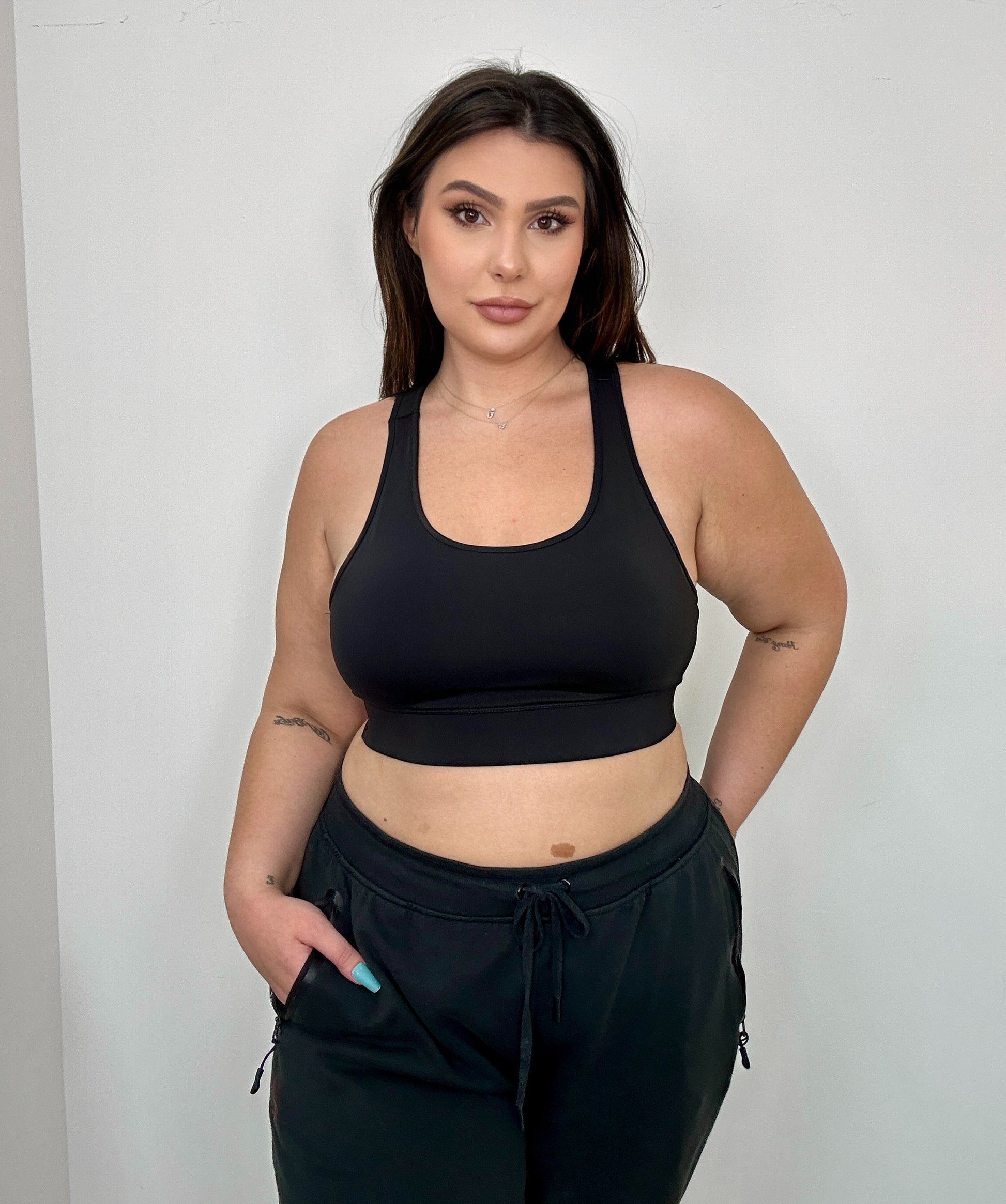 Racer Back Sports Bra Top (2 colors)