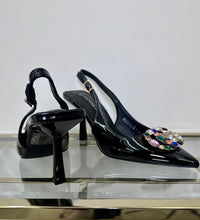 Load image into Gallery viewer, Rainbow Crystal “GG” Heels
