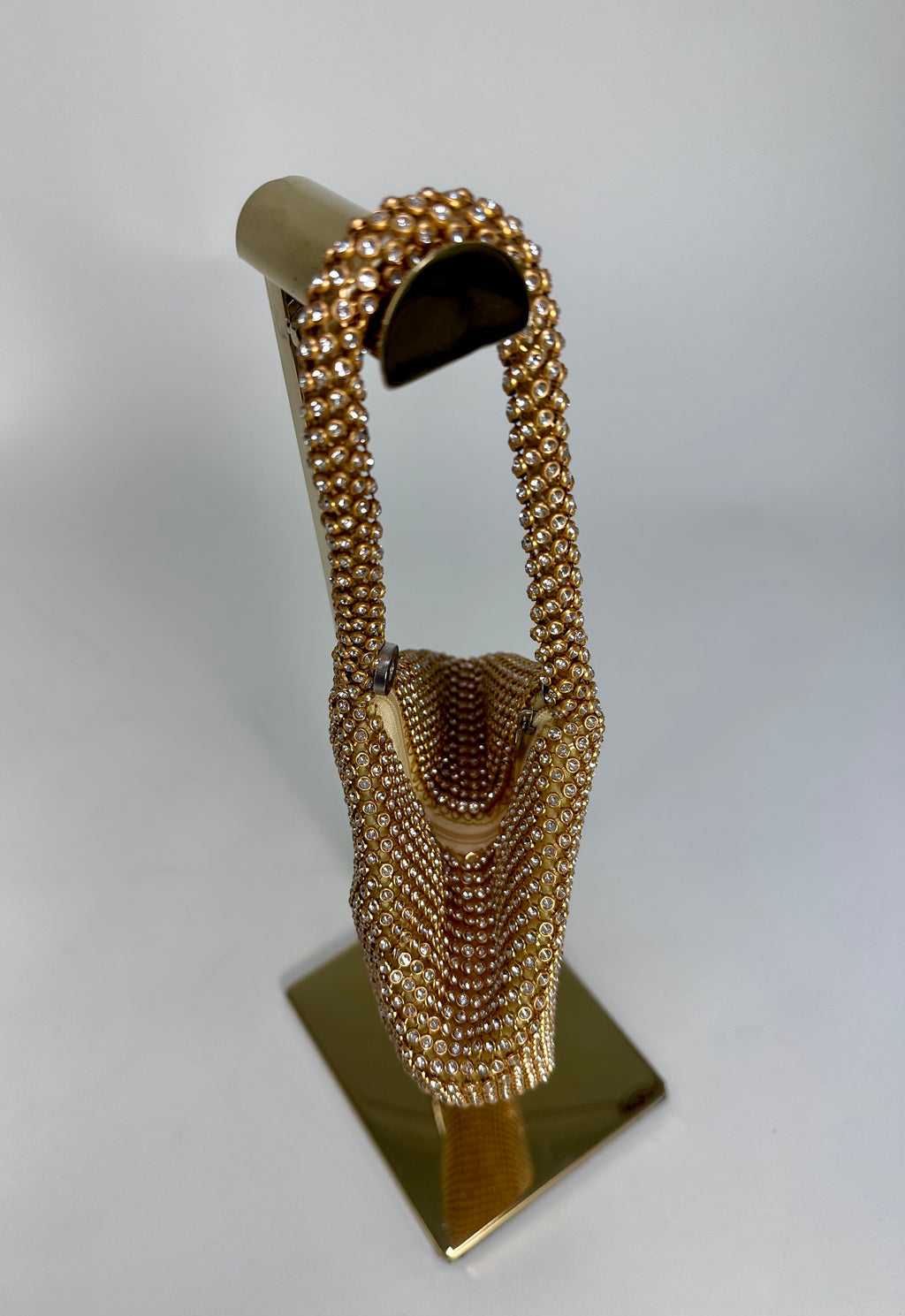 ‘Sophie’ Small Folded Gold Blinged Bag