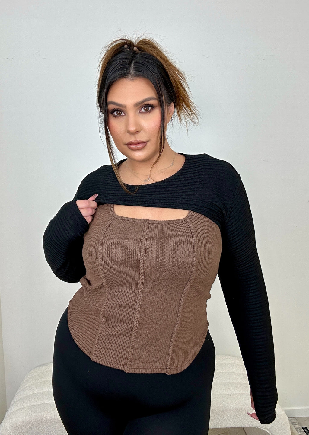 Pullover Arm Cover Shrug (2 colors)