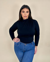 Load image into Gallery viewer, High Neck Long Sleeve Bodysuit Top (2 colors)
