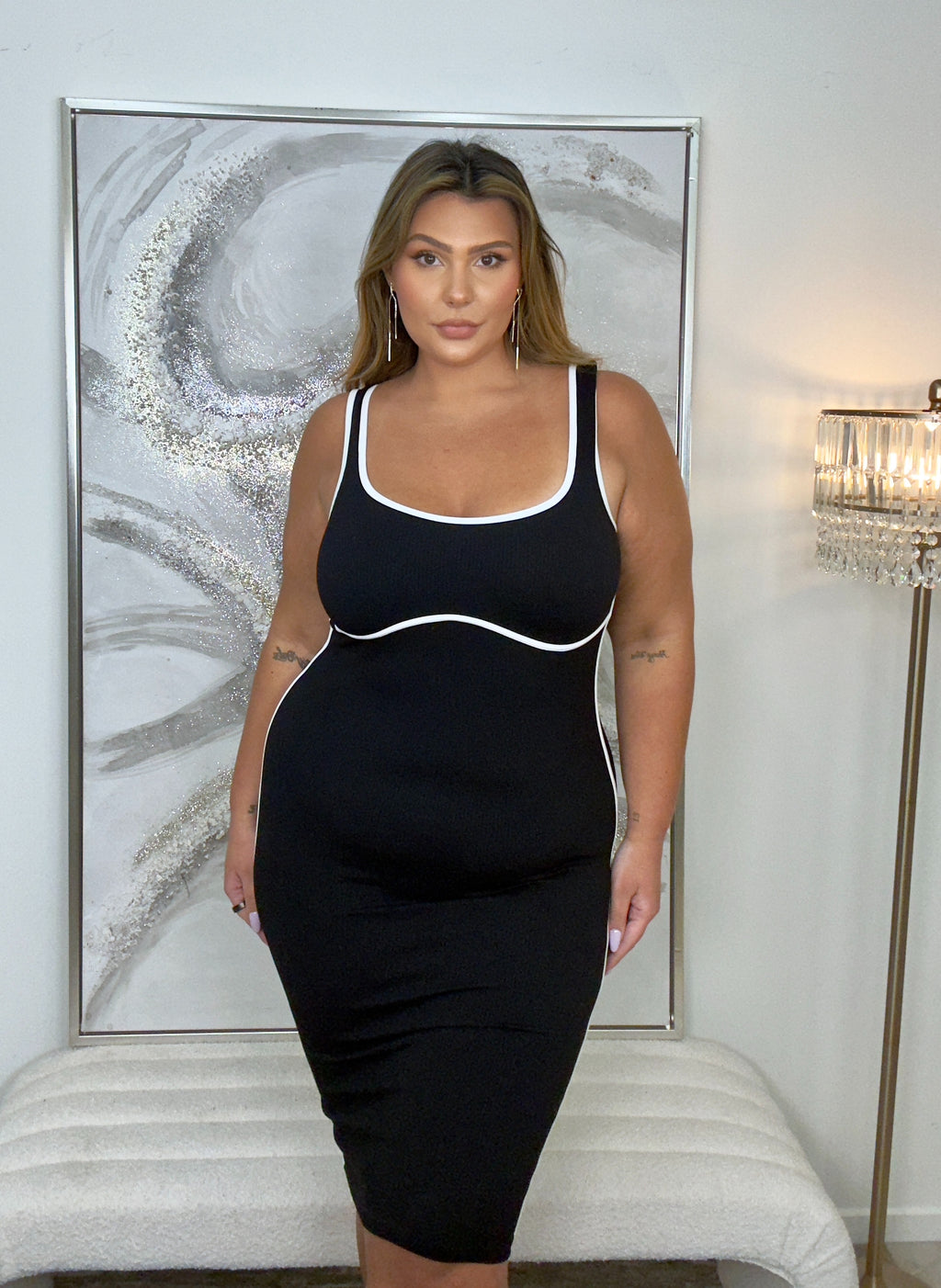 Soft & Stretchy Lined Bodycon Dress