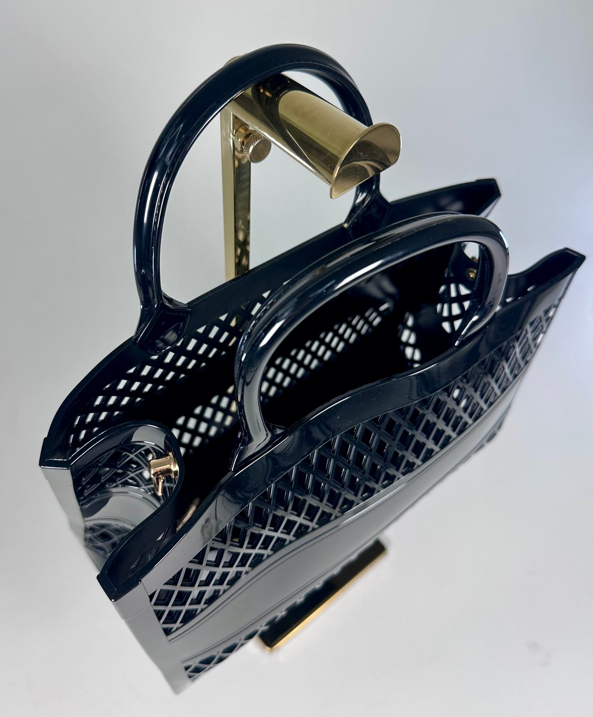 ‘Jillian’ Jelly Small Tote Bag w/ Strap (2 colors)