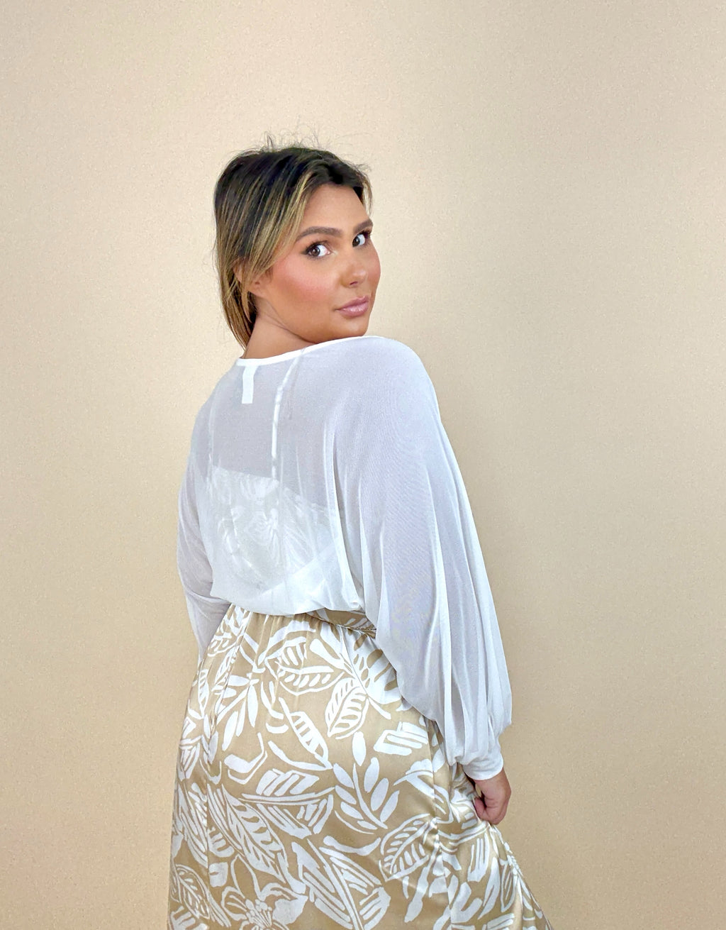 Sheer Billow Shrug