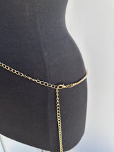 Load image into Gallery viewer, Wavy Rhinestone Chain Belt
