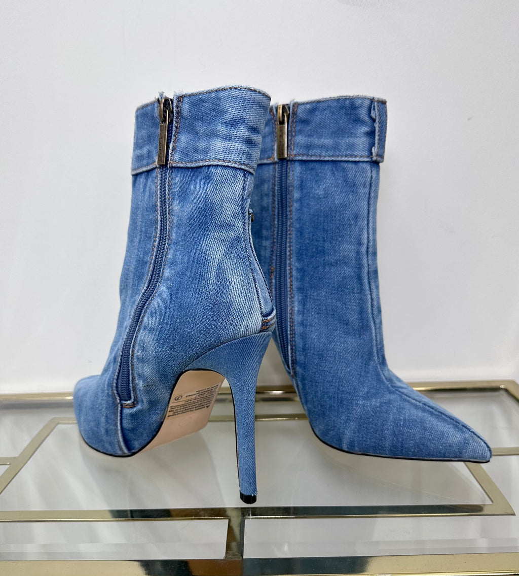Denim Boots