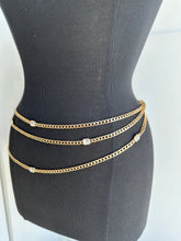 Load image into Gallery viewer, Layered Diamond Chain Belt (2 colors)
