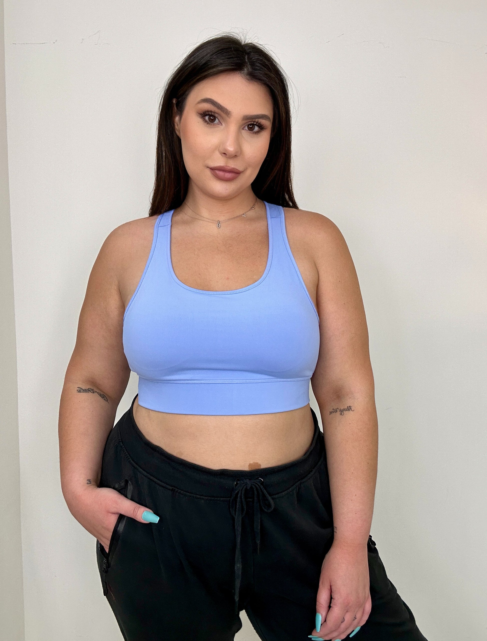 Racer Back Sports Bra Top (2 colors)